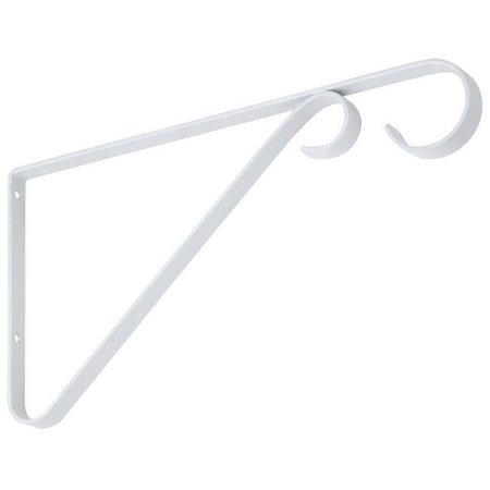 HOMEPAGE 9 in. Hanging Plant Brackets N274-571; White HO434914
